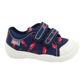 Befado Kinderschuhe 907P133 rot marineblau