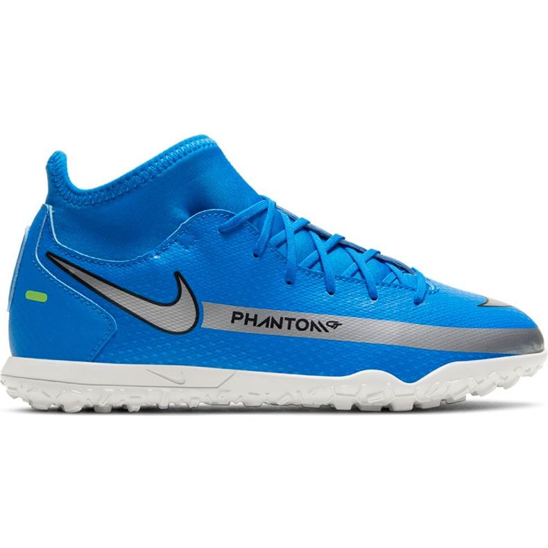 Nike Phantom Gt Club Df Tf Junior CW6729 400 Fußballschuh blau blau