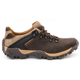 KENT Herren Trekkingschuhe 116 dunkelbraun