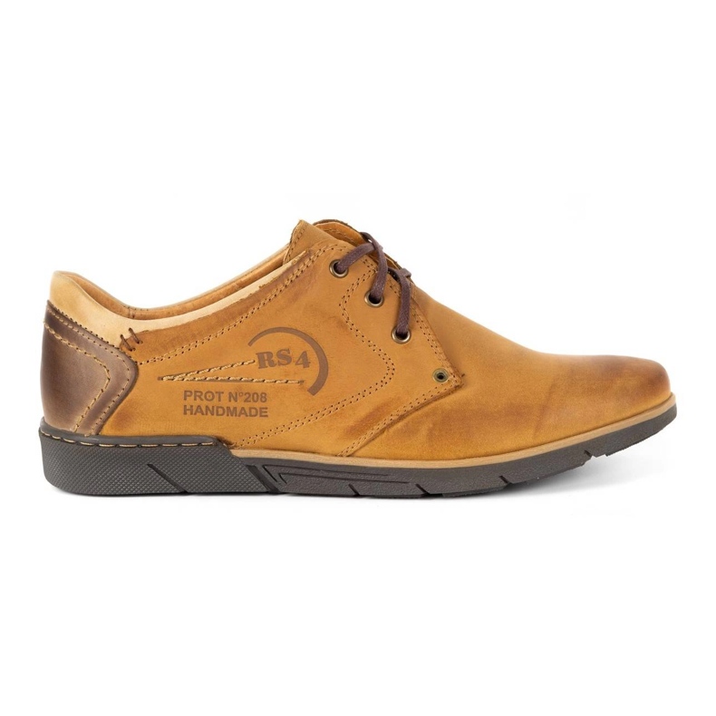 Polbut Herren Lederschuhe 2103 camel braun