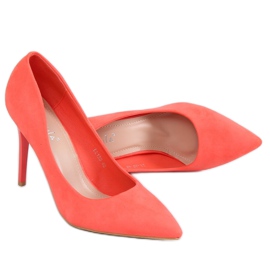 Pumps auf einer Koralle LL130 Rot mehrfarbig orange