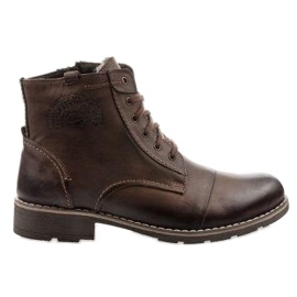 Mario Pala Herrenstiefel mit Fell 312 braun