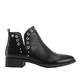 Brielle schwarze Slip-On-Stiefel für Damen
