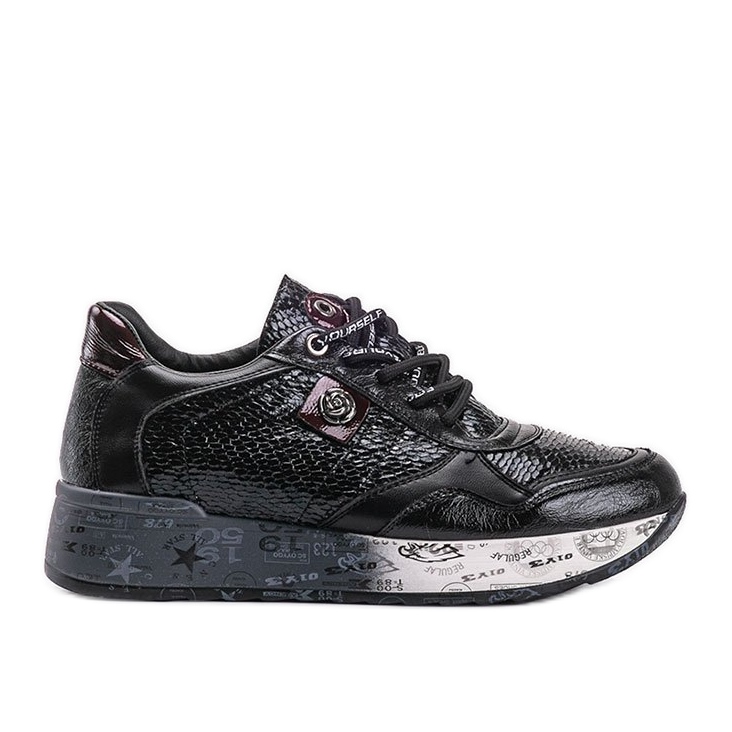 Schwarze Ayanna Keilsneaker