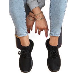 Schwarz PC01 All Black Socken Sportschuhe