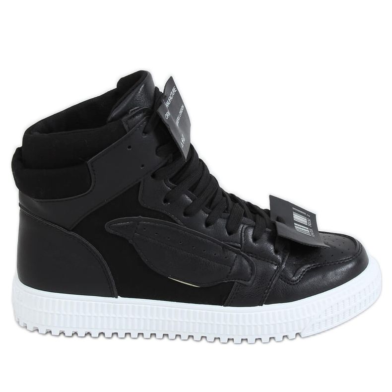 Schwarze Turnschuhe LA139P Schwarz