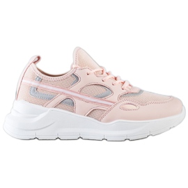 SHELOVET Lässige rosa Turnschuhe