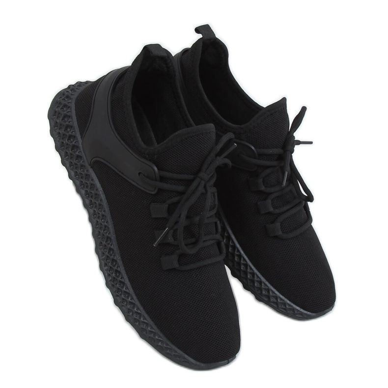 Schwarze Sportsocken JH-09 Schwarz