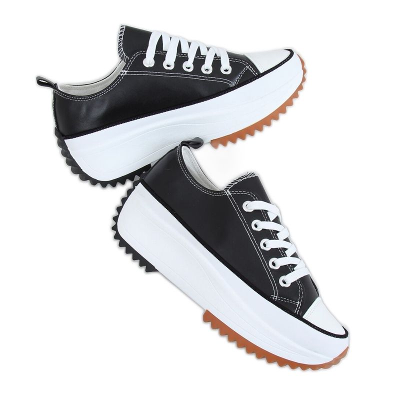 Designer-Sneaker mit schwarzer VL138 Schwarze Sohle