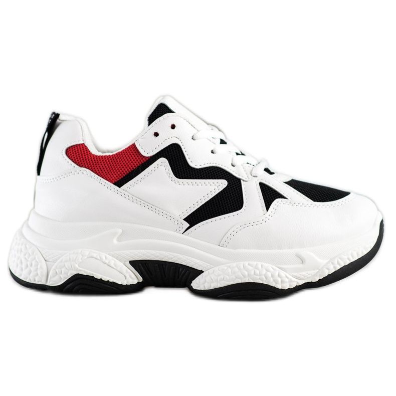 Fashion Bequeme Sneaker weiß mehrfarbig