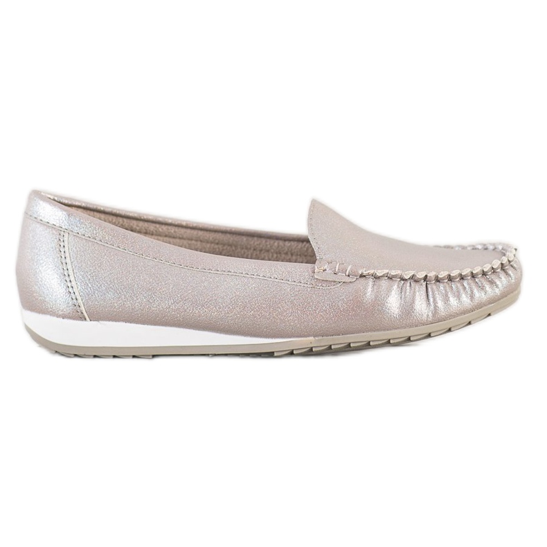 Goodin Glänzende stylische Loafer golden