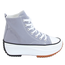 Designer Sneaker mit blauer VL135P L.BLUE Sohle