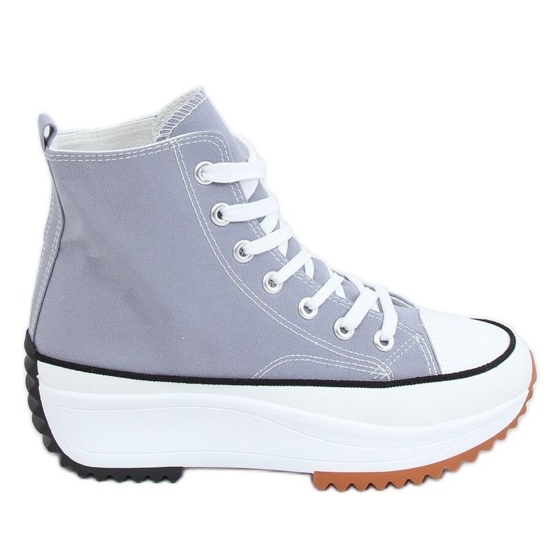Designer Sneaker mit blauer VL135P L.BLUE Sohle
