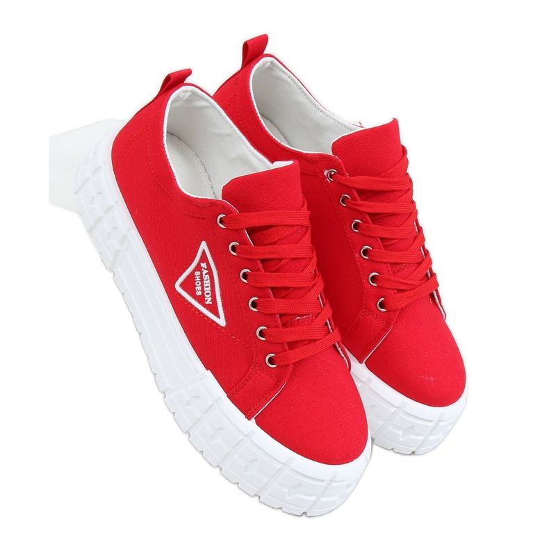 Rote Damen Sneaker LA134 Rot