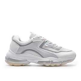 Weiße Sport-Sneaker 9796