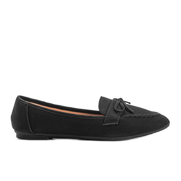 Schwarze Wildleder Loafer von Lena
