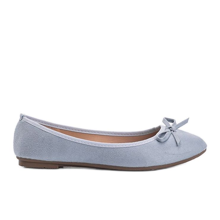 Angelina blaue Ballerinas mit Schleife