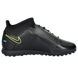 Nike Phantom Gt Club Df Tf Junior CW6729 090 Fußballschuh schwarz schwarz