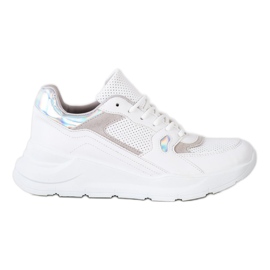 SHELOVET Weiße Turnschuhe