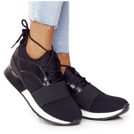 FB2 Damen Sportschuhe Sneakers Schwarz Netta