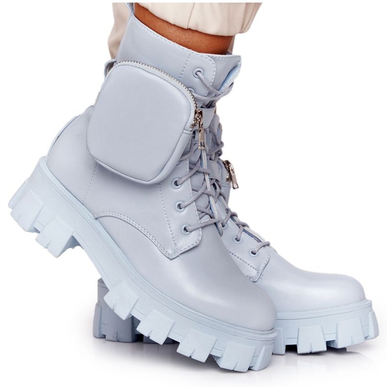 PS1 Plateaustiefel Arbeiter Blau Samstag