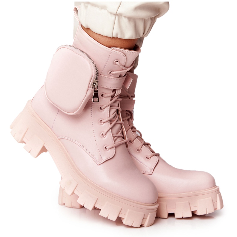 PS1 Plateaustiefel Arbeiter Rosa Samstag