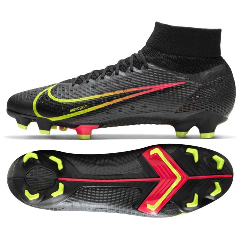 Nike Mercurial Superfly 8 Pro Fg M CV0961 090 Fußballschuhe mehrfarbig schwarz
