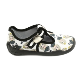 Befado Kinderschuhe blanka Prinzessin 115X007 schwarz naturfarben