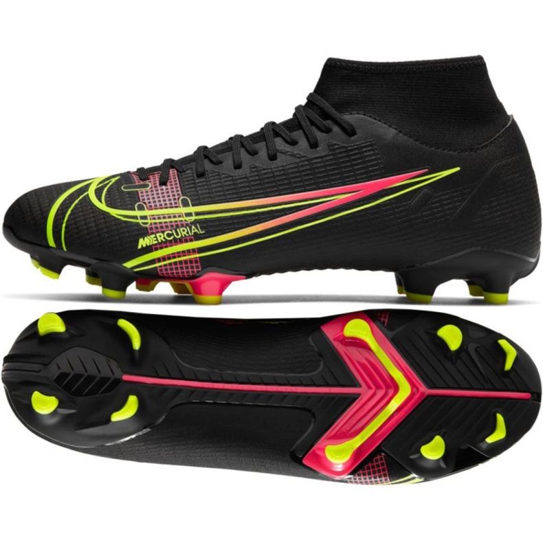 Nike Mercurial Superfly 8 Academy Mg M CV0843 090 Fußballschuhe mehrfarbig schwarz