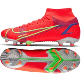 Nike Mercurial Superfly 8 Academy Mg M CV0843 600 Fußballschuh rot orangen und rottöne