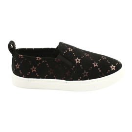 Evento Sport-Slipper aus Wildleder 21DZ26-3931 ['schwarz', 'gold'] schwarz