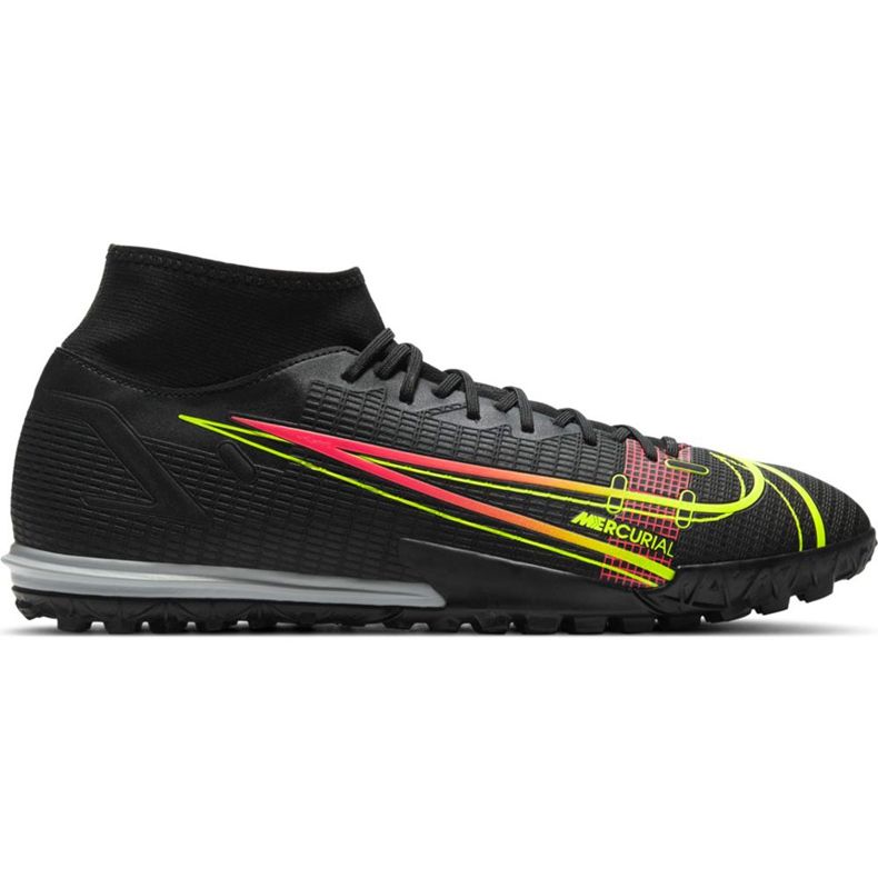 Nike Mercurial Superfly 8 Academy Tf CV0953 090 Fußballschuhe schwarz schwarz