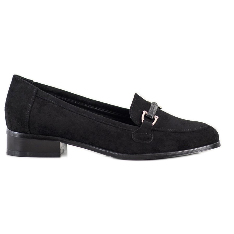 VINCEZA Loafer mit niedrigem Absatz schwarz