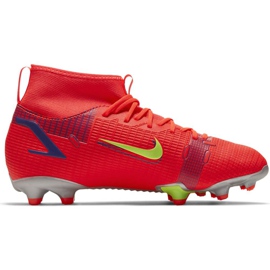Nike Mercurial Superfly 8 Academy FG / MG Junior CV1127 600 Fußballschuhe rot rot