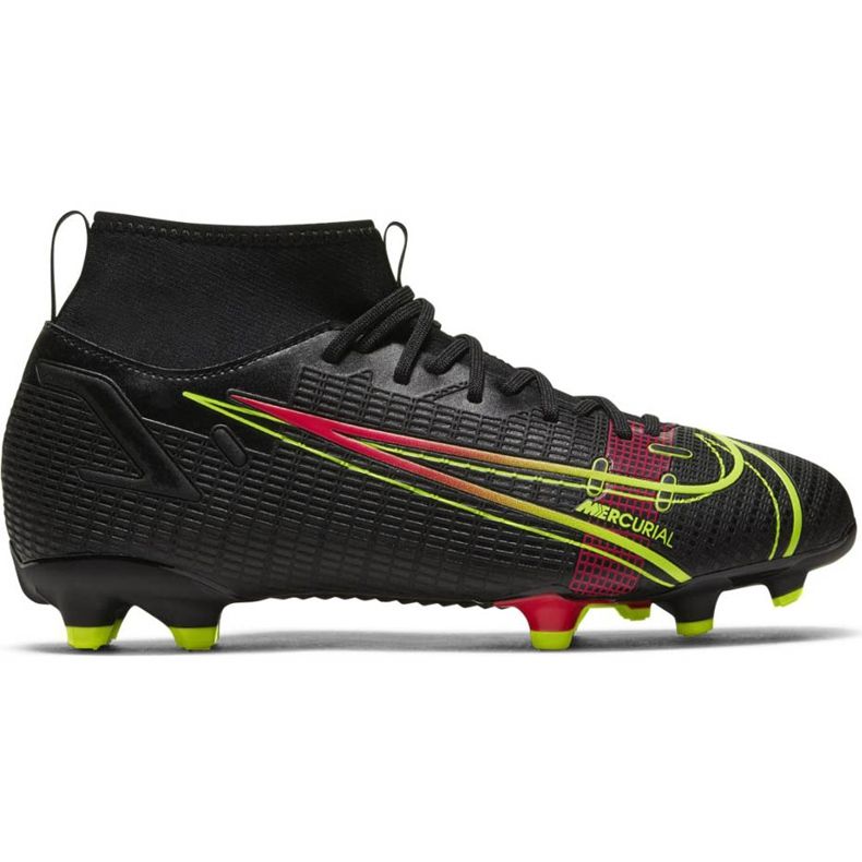 Nike Mercurial Superfly 8 Academy FG / MG Junior CV1127 090 Fußballschuhe schwarz schwarz