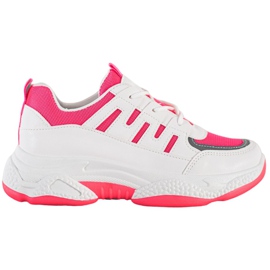 SHELOVET Bequeme Sneaker mit Mesh BH-001RO weiß rosa