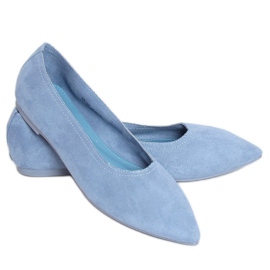 Blaue Damen Ballerinas NK19P Blau