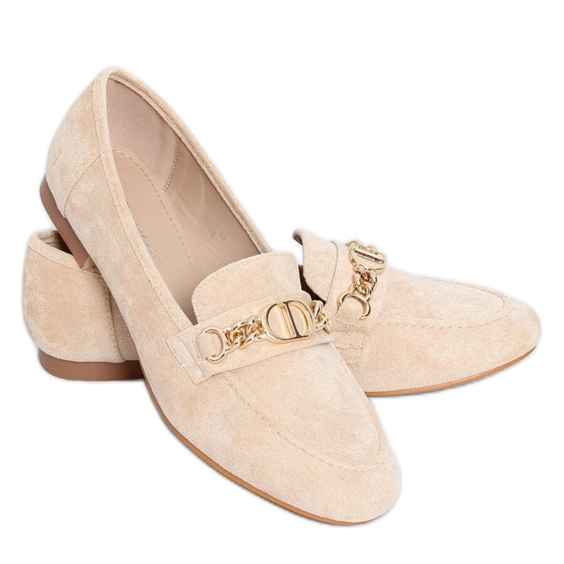 Damen Slipper beige T393P Beige