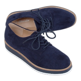 Damen-Loafer mit Schnürung marineblau 8988-45 Blau