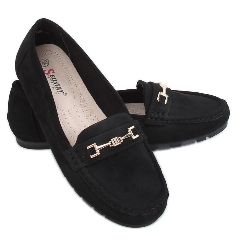 Schwarz Damen Slipper GS12P Schwarz