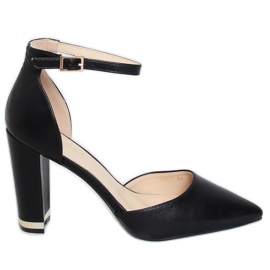 Pumps am Pfosten schwarz X8077 Black