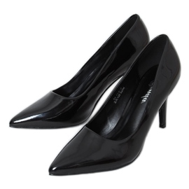 Schwarze Damen High Heels S-631 Schwarz