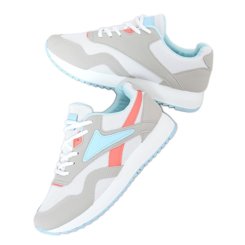 Mehrfarbige Sportschuhe B0-517 Blau