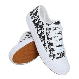 Schwarze Damen Sneaker XL30P Schwarz weiß