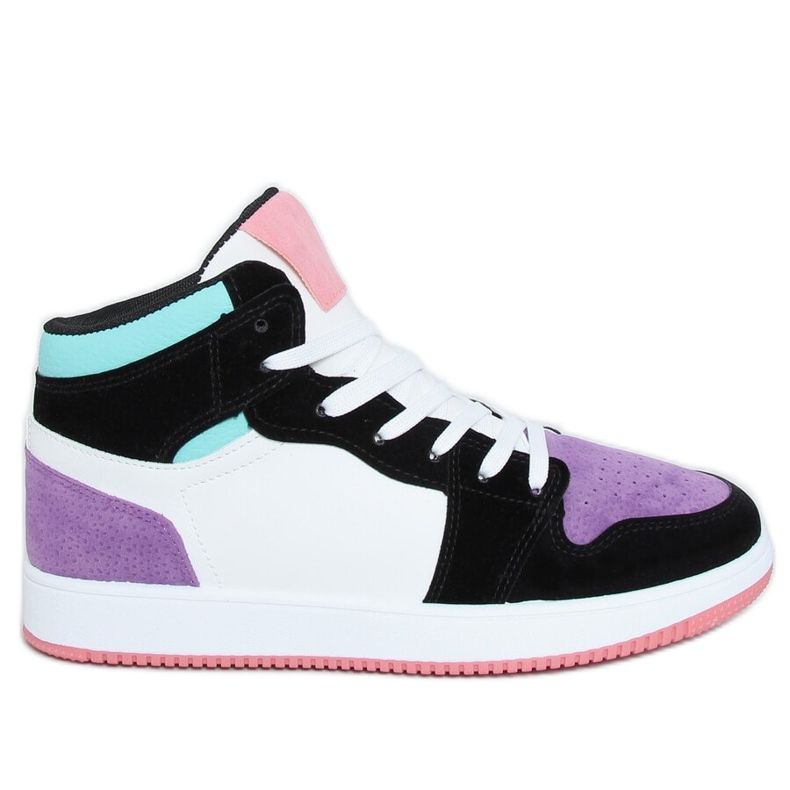 NB505 Lila High-Top-Sneaker mehrfarbig
