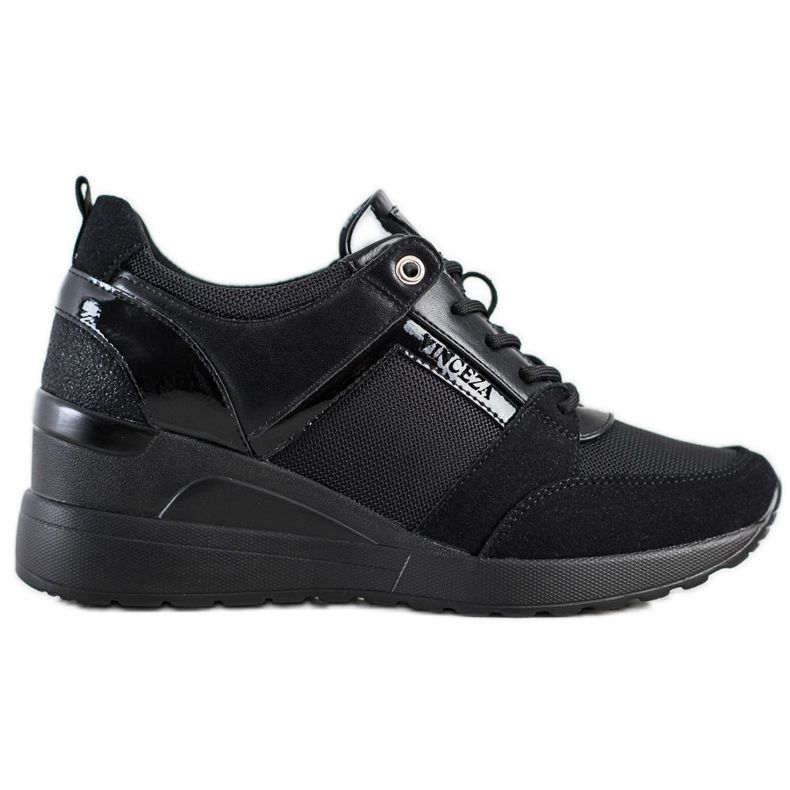 Stylische VINCEZA Sneaker schwarz