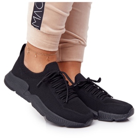 Damen Sportschuhe Slip-on Big Star DD274579 Schwarz