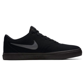Nike Sb Check Solar Cnvs schwarz 843896 002 Herrenschuhe grau