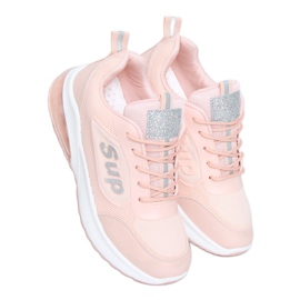 Rosa Damen Sportschuhe BM-587 Pink silber-