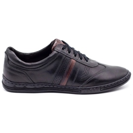 Joker Schwarze Herren Lederschuhe 521